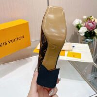 Louis Vuitton Women LV Pump Brown Monogram Flower Canvas (1)