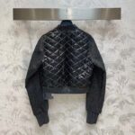 Louis Vuitton Women LV Quilted Malletage Bomber Jacket Black Regular Fit 1AFFP8 - immagine 3