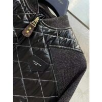 Louis Vuitton Women LV Quilted Malletage Bomber Jacket Black Regular Fit 1AFFP8 (14)