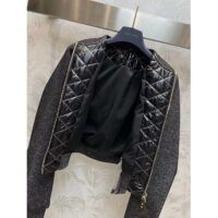 Louis Vuitton Women LV Quilted Malletage Bomber Jacket Black Regular Fit 1AFFP8 (14)