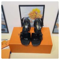 Louis Vuitton Women LV Shake Platform Sandal Black Calf Leather Lambskin 1ABVRQ (1)