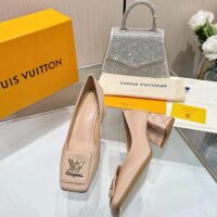 Louis Vuitton Women LV Shake Pump Beige Patent Calf Leather (2)