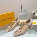 Louis Vuitton Women LV Shake Pump Beige Patent Calf Leather 5.5 CM Heel - Bild 3