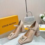 Louis Vuitton Women LV Shake Pump Beige Patent Calf Leather 9.5 CM Heel - immagine 2