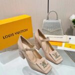 Louis Vuitton Women LV Shake Pump Beige Patent Calf Leather 9.5 CM Heel - immagine 6