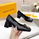 Louis Vuitton Women LV Shake Pump Black Calf Leather 5.5 CM Heel – Image 6