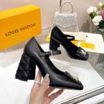 Louis Vuitton Women LV Shake Pump Black Calf Leather 9.5 CM Heel - immagine 6