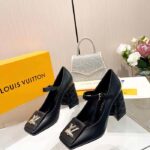 Louis Vuitton Women LV Shake Pump Black Calf Leather 9.5 CM Heel - immagine 2