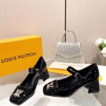 Louis Vuitton Women LV Shake Pump Black Patent Calf Leather 5.5 CM Heel - Bild 3