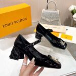 Louis Vuitton Women LV Shake Pump Black Patent Calf Leather 5.5 CM Heel - Bild 7