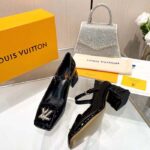 Louis Vuitton Women LV Shake Pump Black Patent Calf Leather 5.5 CM Heel - Bild 4