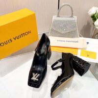 Louis Vuitton Women LV Shake Pump Black Patent Calf Leather 9.5 CM Heel (8)