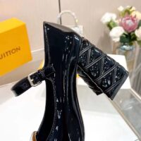 Louis Vuitton Women LV Shake Pump Black Patent Calf Leather 9.5 CM Heel (8)