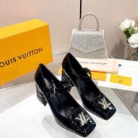 Louis Vuitton Women LV Shake Pump Black Patent Calf Leather 9.5 CM Heel (8)