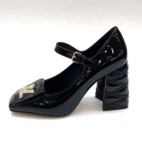 Louis Vuitton Women LV Shake Pump Black Patent Calf Leather 9.5 CM Heel (8)