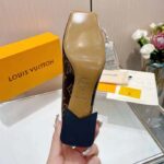 Louis Vuitton Women LV Shake Pump Brown Monogram Flower Canvas 5.5 CM Heel - immagine 9