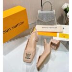 Louis Vuitton Women LV Shake Slingback Pump Beige Patent Calf Leather - Image 5