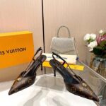 Louis Vuitton Women LV Stellar Slingback Pump Brown Monogram Canvas - Image 3
