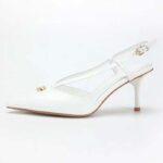 Louis Vuitton Women LV Stellar Slingback Pump White Glazed Calf Leather