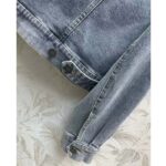 Louis Vuitton Men LV Velvet Accent Denim Jacket Cotton Blue Regular Fit 1AFEPJ – Image 9