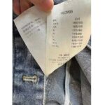 Louis Vuitton Men LV Velvet Accent Denim Jacket Cotton Blue Regular Fit 1AFEPJ – Image 10