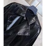 Louis Vuitton Women LV Wind Flap Trench Coat Black Regular Fit 1ABC6N - Image 4