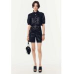 Chanel Women CC 22 Mini Handbag Shiny Calfskin Black Metal Black - Image 11