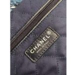 Chanel Women CC 22 Small Handbag Stitched Denim Silver Metal Blue - Bild 11