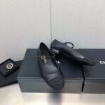 Chanel Women CC Mary Janes Calfskin Patent Calfskin Black 2 CM Heel - Image 3