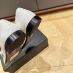 Chanel Women CC Mary Janes Patent Calfskin White Black 2 CM Heel – Image 9