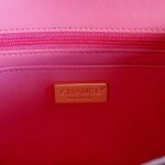 Chanel Women CC Mini Flap Bag Embroidered Satin Sequins Pink - Bild 10