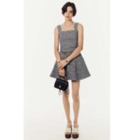 Chanel Women CC Mini Flap Bag Shiny Lambskin Imitation Pearls Black (11)