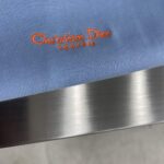 Dior CD Men Christian Dior Couture Relaxed-Fit T-Shirt Blue Cotton Jersey - immagine 7