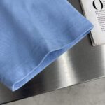 Dior CD Men Christian Dior Couture Relaxed-Fit T-Shirt Blue Cotton Jersey - immagine 5