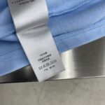 Dior CD Men Christian Dior Couture Relaxed-Fit T-Shirt Blue Cotton Jersey - immagine 9