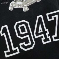 Dior CD Men Relaxed-Fit Bobby T-Shirt Black Slub Cotton Jersey (7)