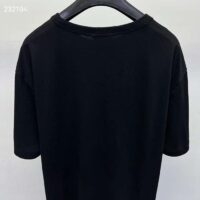 Dior CD Men Relaxed-Fit Bobby T-Shirt Black Slub Cotton Jersey (7)