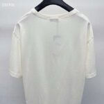Dior CD Men Relaxed-Fit Bobby T-Shirt White Slub Cotton Jersey - immagine 6