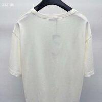 Dior CD Men Relaxed-Fit Bobby T-Shirt White Slub Cotton Jersey (1)