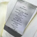 Dior CD Men Relaxed-Fit Bobby T-Shirt White Slub Cotton Jersey - immagine 9