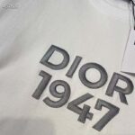 Dior CD Men Relaxed-Fit T-Shirt White Cotton Jersey – Bild 5