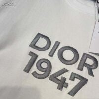 Dior CD Men Relaxed-Fit T-Shirt White Cotton Jersey (6)