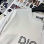 Dior CD Men Relaxed-Fit T-Shirt White Cotton Jersey – Bild 9