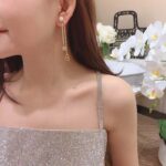 Dior CD Women Dior Tribales Earrings White Resin Pearls Crystals - immagine 7