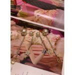 Dior CD Women Dior Tribales Earrings White Resin Pearls Crystals - immagine 3