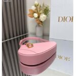 Dior CD Women Saddle Rodeo Pouch Melocoton Pink Goatskin – Image 5