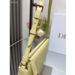 Dior CD Women Saddle Rodeo Pouch Pastel Yellow Goatskin - Bild 8