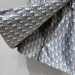 Dior CD Women Skort Gray Technical Taffeta Jacquard Dior Oblique Motif - Image 9