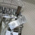 Dior CD Women Skort Gray Technical Taffeta Jacquard Dior Oblique Motif - Image 7