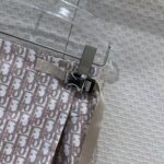 Dior CD Women Skort Pink Technical Taffeta Jacquard Dior Oblique Motif - Imagen 7